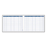 Activity Logbook, 8 Columns, Blue/white Cover, 11 X 8.5 Sheets, 50 Sheets/book