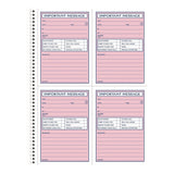 Important Message Book, Two-part Carbonless, 4 Forms/sheet, 200 Forms Total