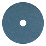 Blue Cleaner Pad, 16" Diameter, Blue, 5/carton