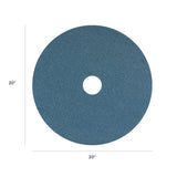 Blue Cleaner Pad, 20" Diameter, Blue, 5/carton