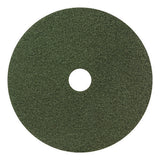 Black Diamond 3000 Grit Diamond Pad, 13" Diameter, Black/green, 2/carton