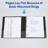 Heavy-duty View Binder With Durahinge And One Touch Ezd Rings, 3 Rings, 3" Capacity, 11 X 8.5, Purple, 4/carton