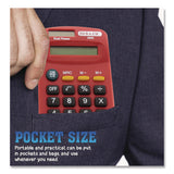 Dual Power Pocket Size Calculator, 8-digit, Lcd