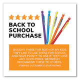 Xtra-smooth Bright Edition Mechanical Pencils, 0.7 Mm, Hb (#2), Black Lead, Assorted Barrel Colors, 24/pack, 6 Packs/carton