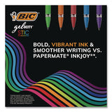 Gel-ocity Stic Gel Pen, Stick, Medium 0.7 Mm, Randomly Selected Ink And Barrel Color Assortment, 14/pack