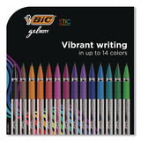 Gel-ocity Stic Gel Pen, Stick, Medium 0.7 Mm, Randomly Selected Ink And Barrel Color Assortment, 14/pack