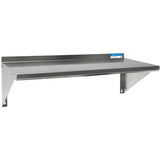 Stainless Steel Economy Overshelf, 24w X 12d X 8h, Stainless Steel, Silver, 2/pallet, Ships In 4-6 Business Days