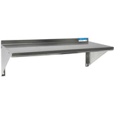 Stainless Steel Economy Overshelf, 48w X 16d X 11.5h, Stainless Steel, Silver, 2/pallet, Ships In 4-6 Business Days