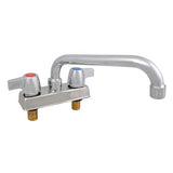 Workforce Standard Duty Faucet, 4.55" Height/10" Reach, Chrome-plated Brass, Ships In 4-6 Business Days