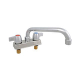 Workforce Standard Duty Faucet, 3.87" Height/6" Reach, Chrome-plated Brass, Ships In 4-6 Business Days