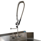Workforce Prerinse Add-a-faucet, 8" Height, Chrome, Ships In 4-6 Business Days