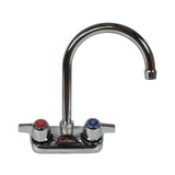 Workforce Standard Duty Faucet, 9.5" Height/5" Reach, Chrome-plated Brass, Ships In 4-6 Business Days