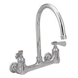 Workforce Standard Duty Faucet, 9.5" Height/5" Reach, Chrome-plated Brass, Ships In 4-6 Business Days