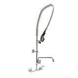 Workforce Prerinse Add-a-faucet, 4.62" Height/12" Reach, Chrome, Ships In 4-6 Business Days