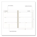 Laurel Weekly/monthly Planner, Springtime Floral Artwork, 11 X 8.5, Mint Green/multicolor Cover, 12-month (jan To Dec): 2025