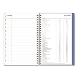 Cocorrina Weekly/monthly Planner, Pastel Paisley Artwork, 8 X 5, Blue/pink/white Cover, 12-month (jan To Dec): 2025