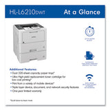 Hl-l6210dwt Business Monochrome Laser Printer With Dual Paper Trays