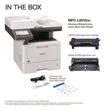 Mfc-l5915dw Business Monochrome Aio Laser Printer, Copy/fax/print/scan