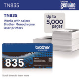 Tn835 Super High-yield Toner, 5,000 Page-yield, Black