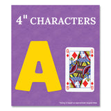 Ez Letter Combo Packs, Color Splash Assortment, 4"h, 219 Characters
