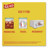Zipper Food Storage Sandwich Bags, 6.63 X 5.88, Clear, 50 Bags/box