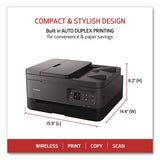 Pixma Tr7020a Wireless Color All-in-one Inkjet Printer, Copy, Print, Scan