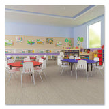 Height Adjustable Activity Tables, Round, 60" X 19" To 29", Gray Granite Top, Gray Legs, 4/pallet, Ships In 4-6 Business Days