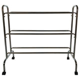 Powder-coated Ball Cart, Metal, 132 Lb Capacity, 17 X 41 X 41, Silver