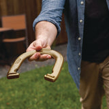 Steel Horseshoe Set, (4) Horseshoes/(2) 24" Stakes/nylon Carry Bag