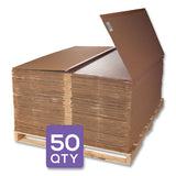 Duramat Moderate Use Chair Mat For Low Pile Carpeting, Lipped, 36 X 48, Clear, 50/pallet, Ships In 4-6 Business Days