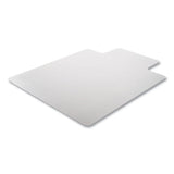 Duramat Moderate Use Chair Mat For Low Pile Carpeting, Lipped, 45 X 53, Clear, 50/pallet, Ships In 4-6 Business Days