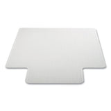Duramat Moderate Use Chair Mat For Low Pile Carpeting, Lipped, 45 X 53, Clear, 50/pallet, Ships In 4-6 Business Days