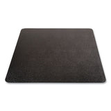 Economat Hard Floor Chair Mat, Rectangular, 45 X 53, Black, Ships In 4-6 Business Days