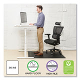 Ergonomic Sit Stand Mat, 48 X 36, Black, 25/pallet, Ships In 4-6 Business Days