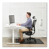 Ergonomic Sit Stand Mat, 53 X 45, Black, 25/pallet, Ships In 4-6 Business Days