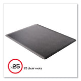 Ergonomic Sit Stand Mat, 53 X 45, Black, 25/pallet, Ships In 4-6 Business Days
