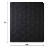 Ergonomic Sit Stand Mat, 53 X 45, Black, 25/pallet, Ships In 4-6 Business Days