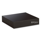 Classroom Science Table, 60w X 24d X 36h, Black Epoxy Resin Top, Oak Base