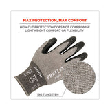 Proflex 7072 Ansi A7 Nitrile-coated Cr Gloves, Gray, Large, Pair, Ships In 1-3 Business Days