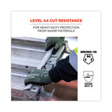 Proflex 7042 Ansi A4 Nitrile-coated Cr Gloves, Green, X-large, Pair, Ships In 1-3 Business Days