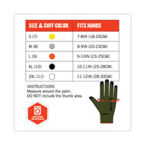 Proflex 7042 Ansi A4 Nitrile-coated Cr Gloves, Green, X-large, Pair, Ships In 1-3 Business Days