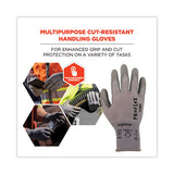 Proflex 7024 Ansi A2 Pu Coated Cr Gloves, Gray, Large, Pair, Ships In 1-3 Business Days