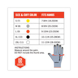 Proflex 7025 Ansi A2 Pu Coated Cr Gloves, Blue, 2x-large, Pair, Ships In 1-3 Business Days