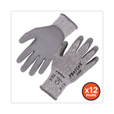 Proflex 7030 Ansi A3 Pu Coated Cr Gloves, Gray, Small, 12 Pairs/pack, Ships In 1-3 Business Days