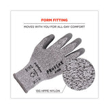 Proflex 7030 Ansi A3 Pu Coated Cr Gloves, Gray, Medium, Pair, Ships In 1-3 Business Days