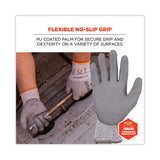 Proflex 7030 Ansi A3 Pu Coated Cr Gloves, Gray, Large, Pair, Ships In 1-3 Business Days