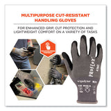 Proflex 7043 Ansi A4 Nitrile Coated Cr Gloves, Gray, Small, 12 Pairs, Ships In 1-3 Business Days