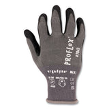 Proflex 7043 Ansi A4 Nitrile Coated Cr Gloves, Gray, Medium, 12 Pairs, Ships In 1-3 Business Days