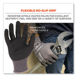 Proflex 7043 Ansi A4 Nitrile Coated Cr Gloves, Gray, 2x-large, 1 Pair, Ships In 1-3 Business Days