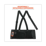 Proflex 1650 Economy Elastic Back Support Brace, X-small, 20" To 25" Waist, Black, Ships In 1-3 Business Days